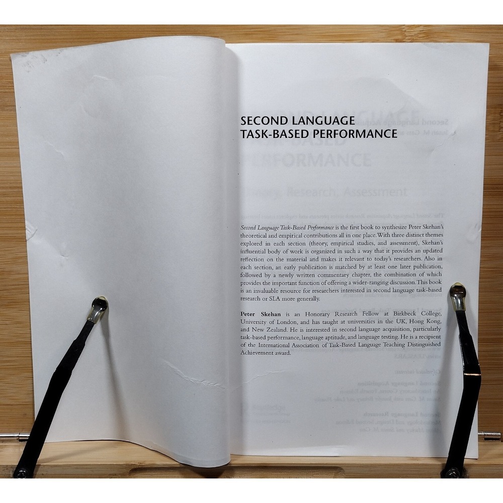 Second Language Task-Based Performance by Peter Skehan (2018, Paperback) - Picture 2 of 16